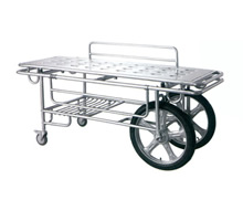 HZ-T1型不銹鋼擔(dān)架車(chē)(兩大輪、兩小輪)